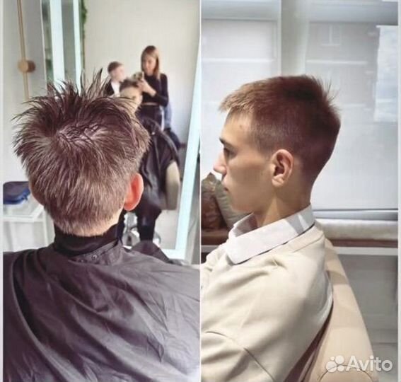 Модель на стрижку