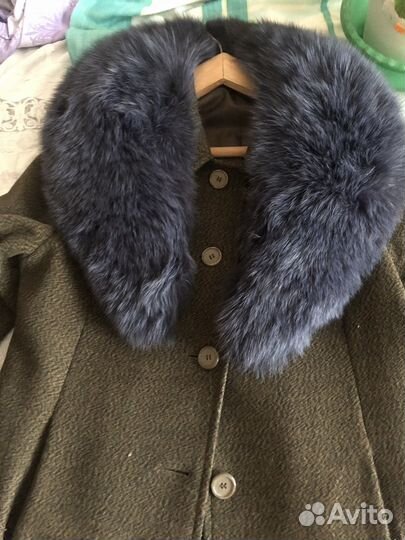 Меховой воротник песец