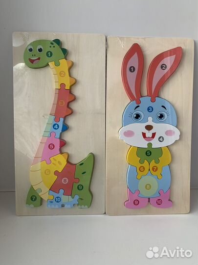 Деревянные пазлы