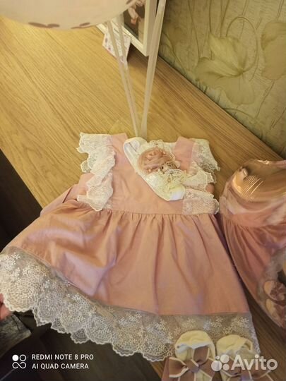 Нарядное платье для девочки 80 86 размер