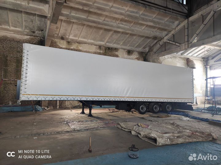 Тенты и полога из пвх ткани штора на полуприцеп