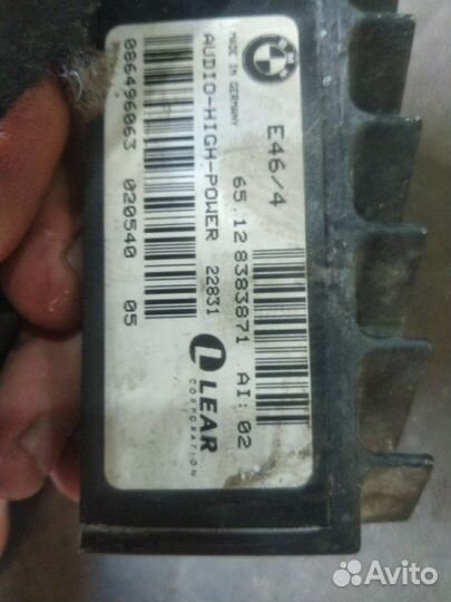 Усилитель акустической системы Bmw 3-Series E46