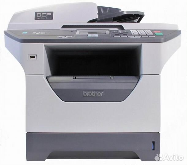 Лазерное мфу Brother DCP-8085DN USB2.0, RJ-45, ADF
