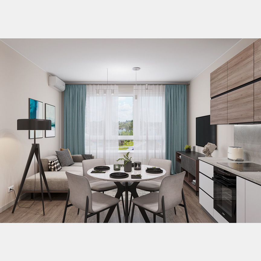 2-к. квартира, 54,9 м², 4/20 эт.