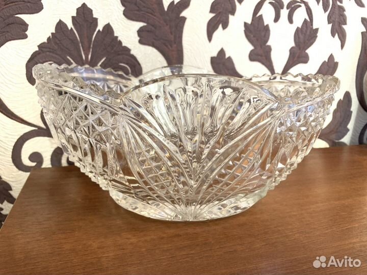 Салатник хрустальный