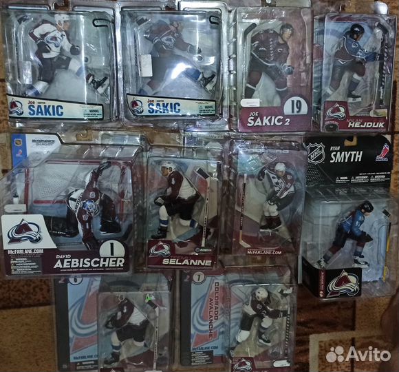 Фигурки хоккеистов NHL Colorado Avalanche