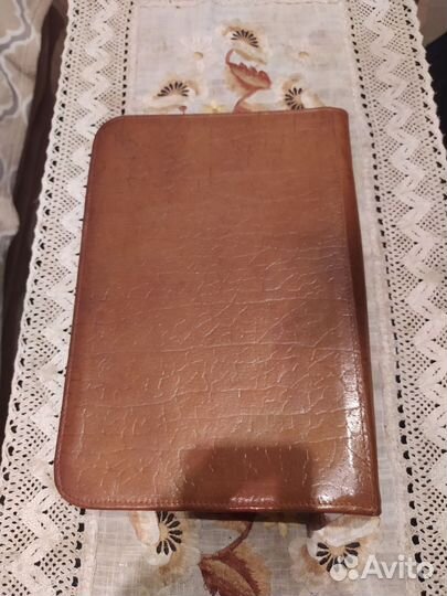 Кожаная папка для документов периода СССР