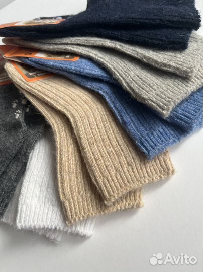 Носки детские верблюжья шерсть с протекторами