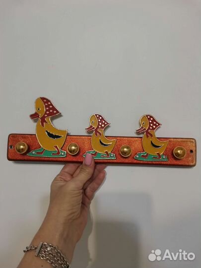 Вешалка СССР Утята детская винтаж
