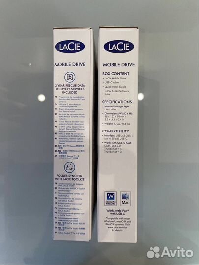 Внешний жесткий диск Lacie Mobile Drive 2tb