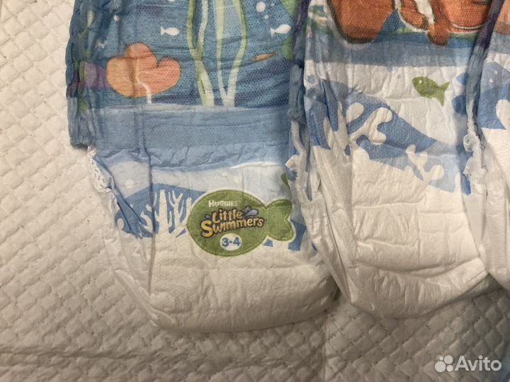 Подгузники Huggies little swimmers 3-4