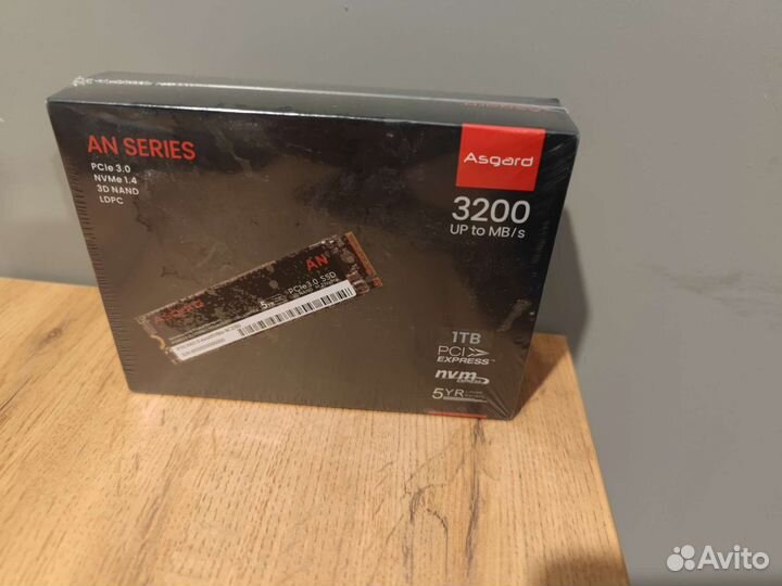 SSD Asgard NVMe m.2. PCIe3.0x4 1Tb