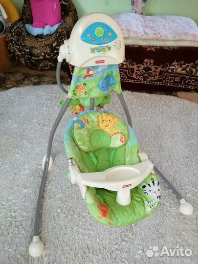 Детские качели Fisher price 