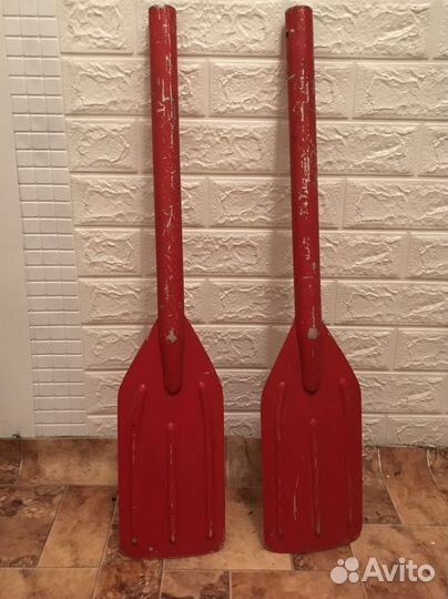 Вёсла СССР металл.для надувной лодки