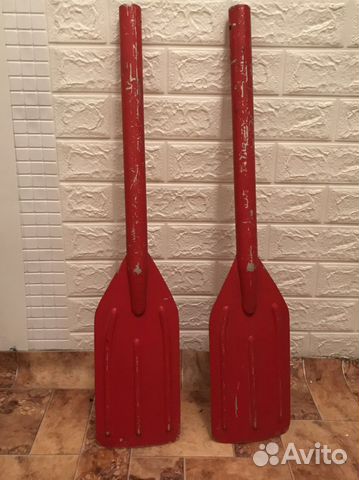 Вёсла СССР металл.для надувной лодки