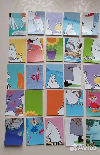 Наклейки Лента Муми тролли