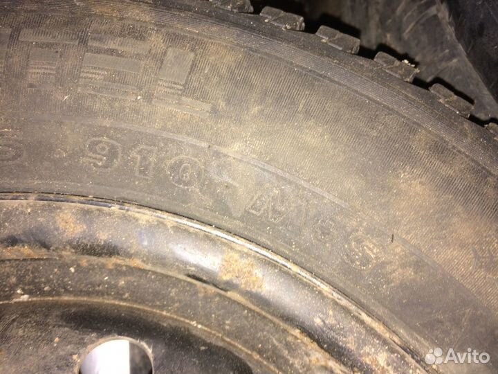 Колесо р15 на запаску ниссан 195-65-15 зима