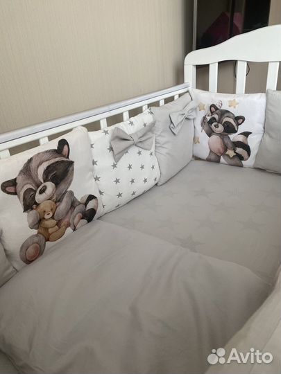 Бортики в детскую кроватку