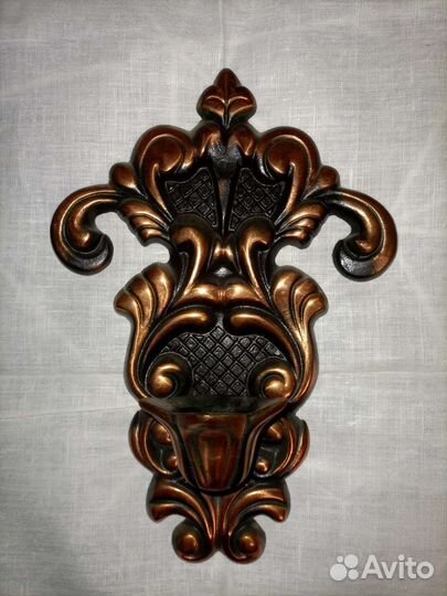 Подсвечник настенный металлический СССР