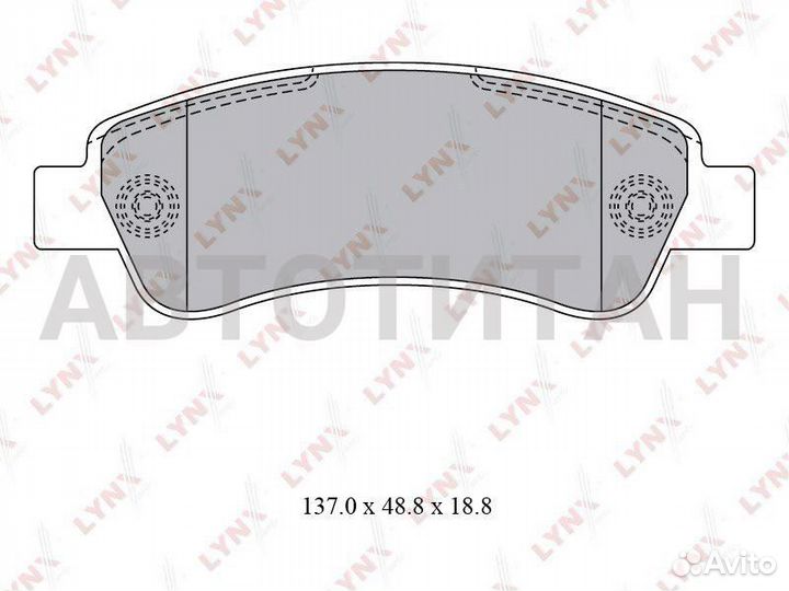 Колодки тормозные дисковые зад citroen jumper, fia