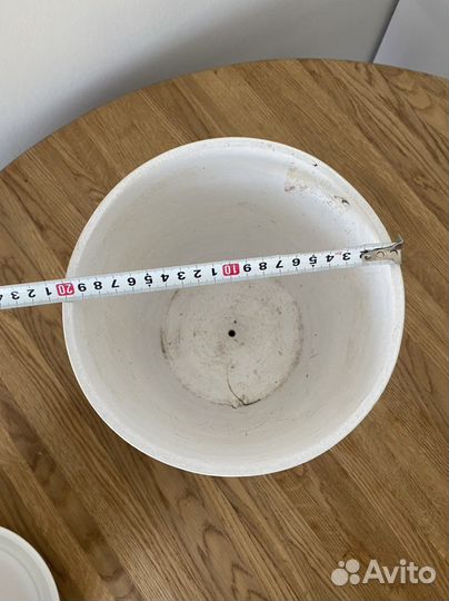 Горшок для цветов керамика 4 литра