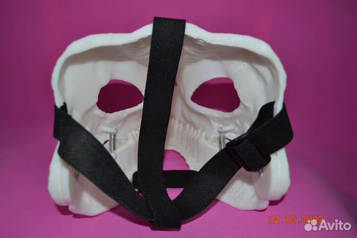 Маска раптора с рожками v2