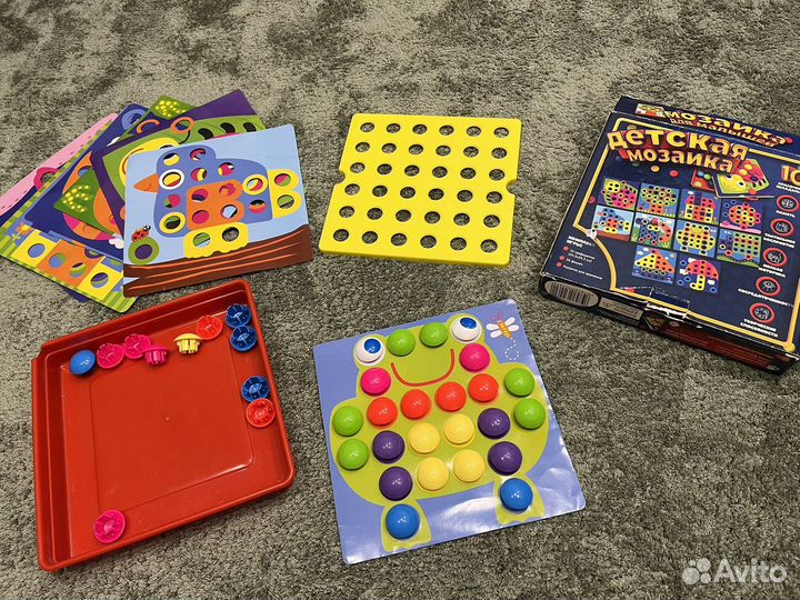 Книги для малышей и развивающие игрушки пакетом