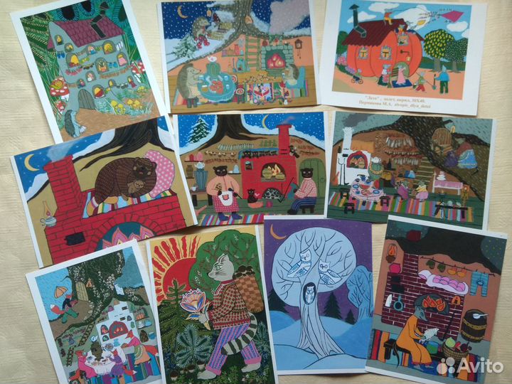 Открытки и репродукции картин Марии Пермяковой