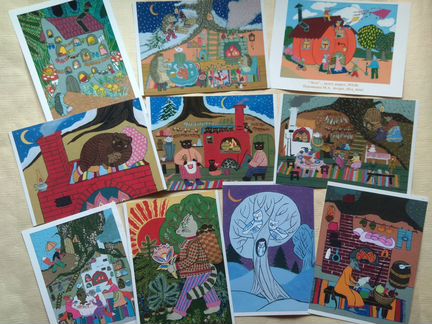 Открытки и репродукции картин Марии Пермяковой