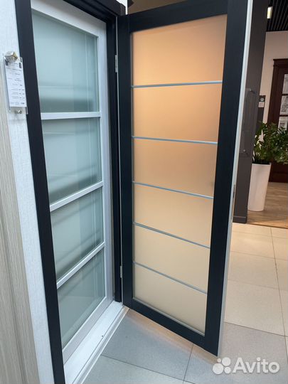 Двери межкомнатные в алюминии