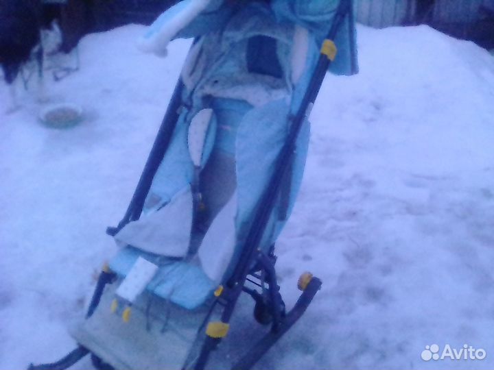 Детские санки коляска