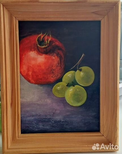 Картина фрукты Гранат