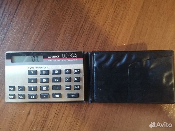 Калькулятор винтаж casio LC-787g made in Japan