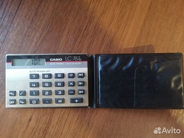 Калькулятор винтаж casio LC-787g made in Japan