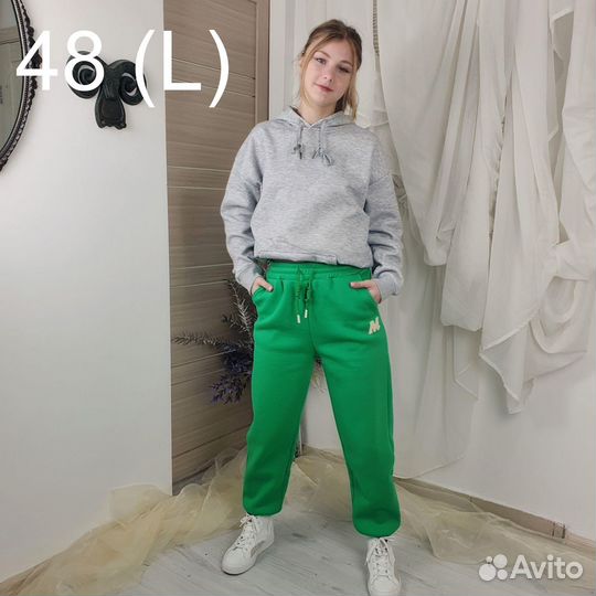 Джоггеры с флисом М 7986