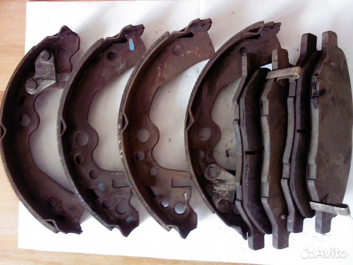 Колодки тормозные nissan note/march/cube