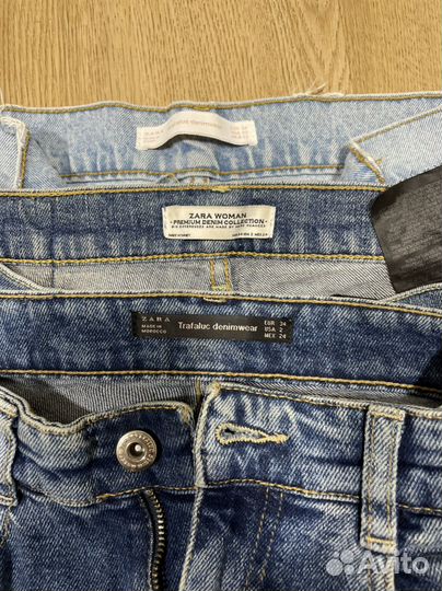 Джинсы брендовые zara пакетом 34