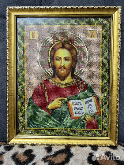 Вышивка бисером иконы