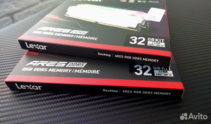 DDR5 Lexar Ares 6800 Mhz 32Gb/2x16(Новые)