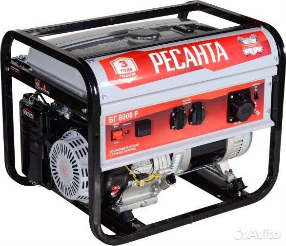 Сдам генератор ресанта бг 8000 6.5 квт
