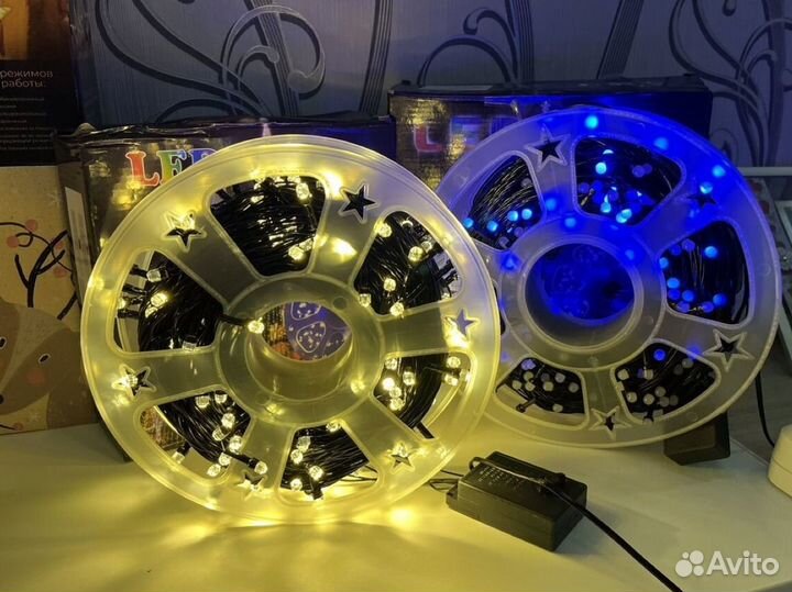 Гирлянда уличная новая 50м