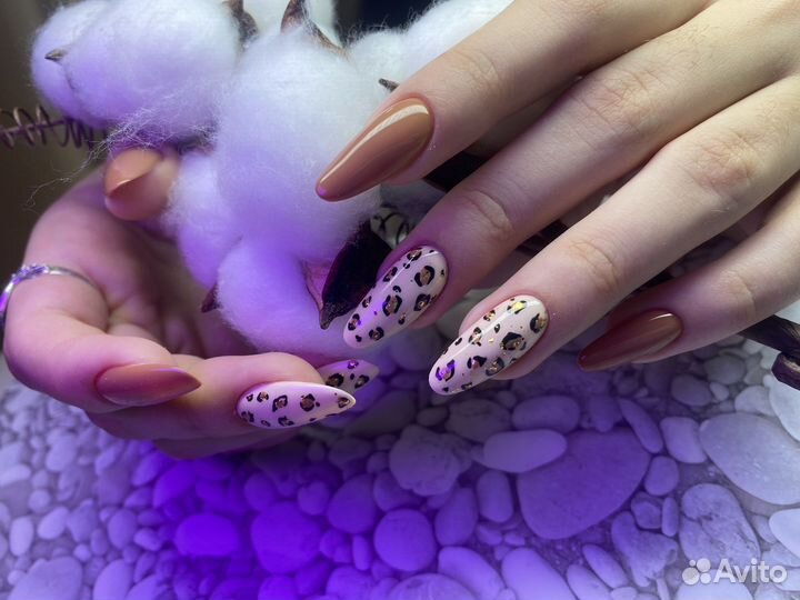 Маникюр, педикюр, покрытие гель лак, плёнка