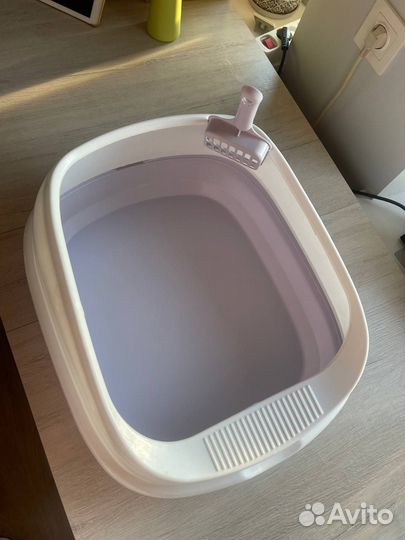 Лоток для кошек с совком открытый