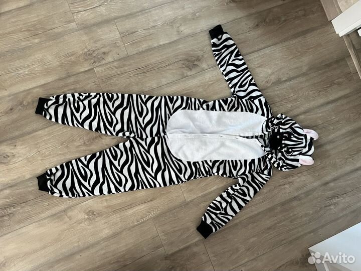 Пижама кигуруми зебра