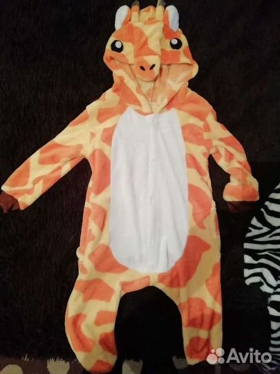Пижама жираф и зебра98 - 102 р-р