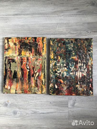 Картина абстракция акрил