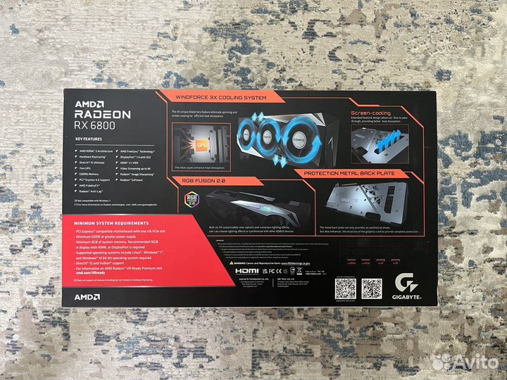 Gigabyte RX 6800 Gaming OC Новая