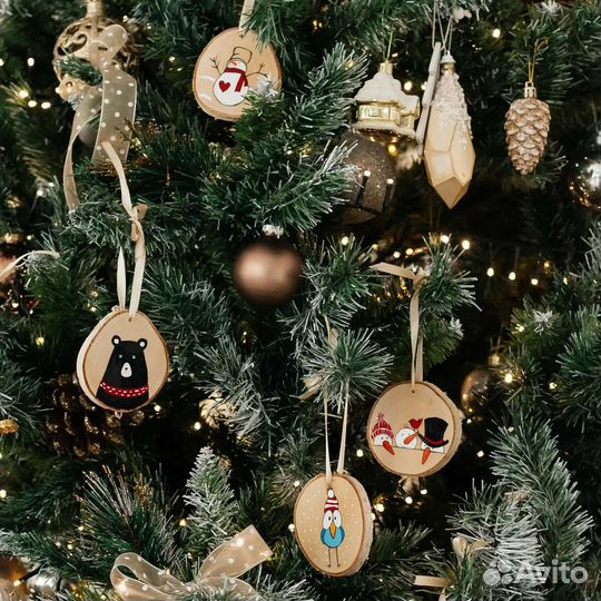 Ёлочные игрушки ручной работы