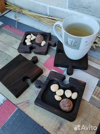 Подставки под горячее + две мини менажницы