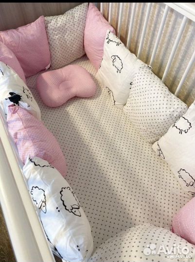 Бортики в кроватку